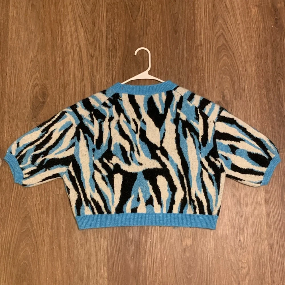 zara short sleeve sweater - Picture 2 of 3